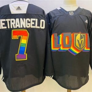 Vegas Golden Knights #7 Alex Pietrangelo Black 2024-25 Home Stitched Jersey