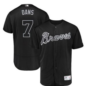 Atlanta Braves Dansby Swanson "Dans" Majestic Stitched Jersey.