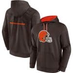 Cleveland Browns Brown Defender Evo Pullover Hoodie