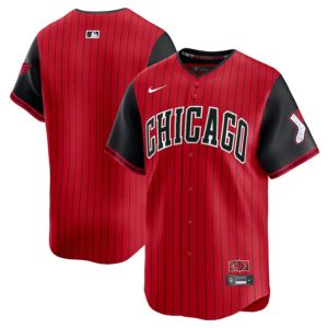 Chicago White Sox Blank Red Black 2025 City Connect Limited Stitched Jersey