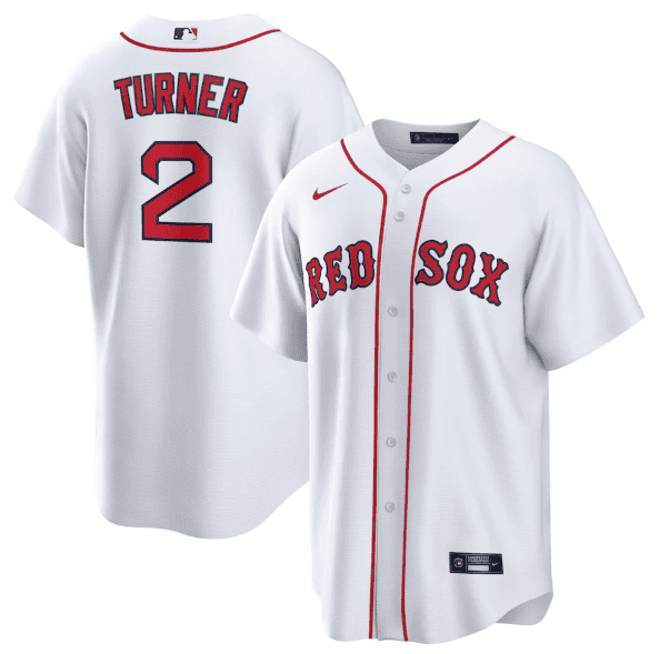 Boston Red Sox #2 Justin Turner White Cool Base Stitched Jersey