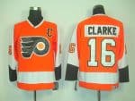 Flyers #16 Clarke Orange CCM Throwback Stitched Jersey