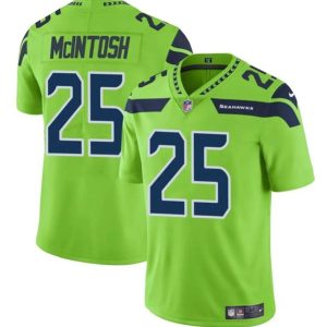 Seattle Seahawks #25 Kenny McIntosh Green Vapor Limited Stitched Jersey