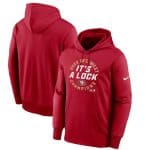 San Francisco 49ers Scarlet 2023 NFC West Division Champions Locker Room Trophy Collection Pullover Hoodie