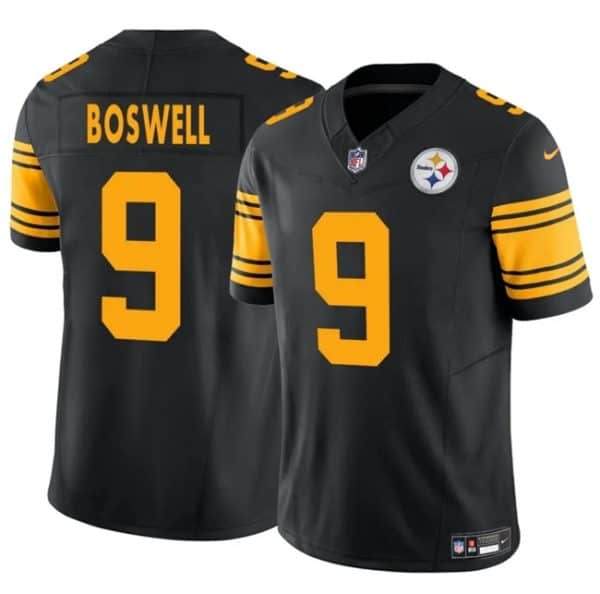 Pittsburgh Steelers #9 Chris Boswell Black 2024 F.U.S.E. Color Rush Limited Stitched Jersey