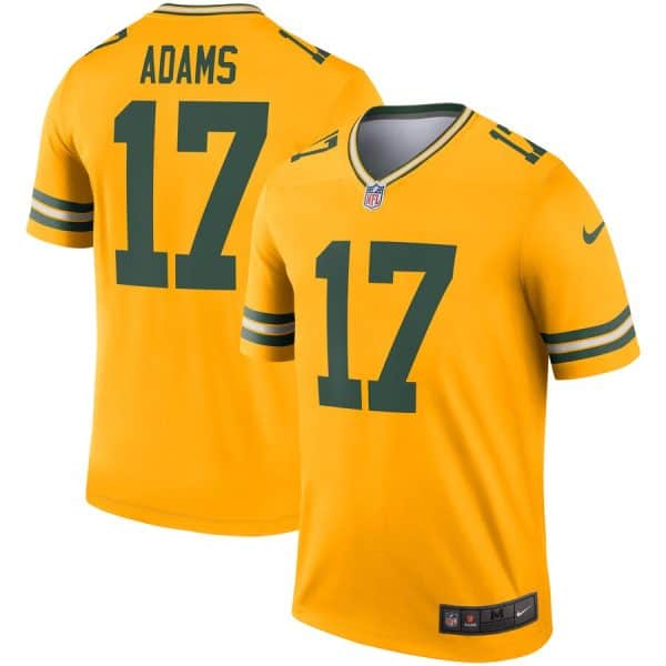 Green Bay Packers Davante Adams Nike Gold Inverted Legend Jersey