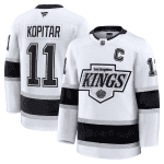 Los Angeles Kings #11 Anze Kopitar White 2024-25 Away Stitched Jersey