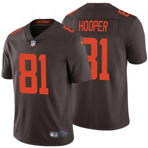Cleveland Browns #81 Austin Hooper New Brown Vapor Untouchable Limited Stitched Jersey