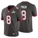 Tampa Bay Buccaneers #8 Bradley Pinion Grey 2021 Super Bowl LV Limited Stitched Jersey