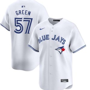 Toronto Blue Jays #57 Chad Green White Cool Base Stitched Jersey