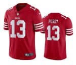 San Francisco 49ers #13 Brock Purdy Red Vapor Untouchable Limited Stitched Jersey