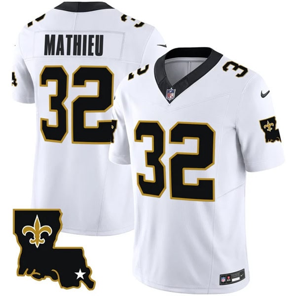 New Orleans Saints #32 Tyrann Mathieu White 2023 F.U.S.E. 1987 Legacy Vapor Stitched Jersey