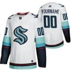 Seattle Kraken Custom White NHL Stitched Jersey