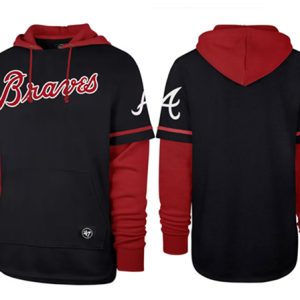 Atlanta Braves Black Pullover Hoodie