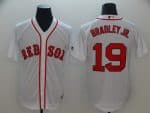 Boston Red Sox #19 Jackie Bradley Jr. Majestic White Cool Base Player Stitched Jersey