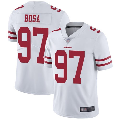 San Francisco 49ers #97 Nick Bosa White Vapor Untouchable Limited Stitched Jersey