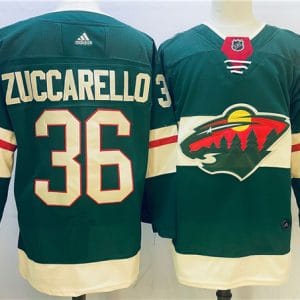 Minnesota Wild #36 Mats Zuccarello Green Stitched Jersey
