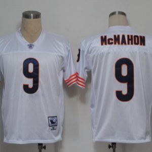Mitchell And Ness Bears #9 Jim McMahon White Small No. Stitched Jersey