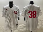 Cincinnati Reds #38 Jose Barrero White Field Of Dreams Stitched Jersey