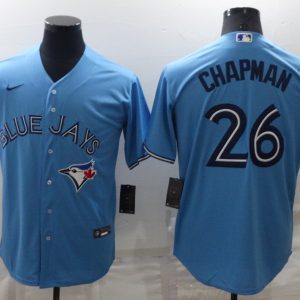 Toronto Blue Jays #26 Matt Chapman Light Blue Cool Base Stitched Jersey