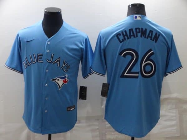 Toronto Blue Jays #26 Matt Chapman Light Blue Cool Base Stitched Jersey