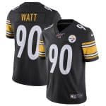 Pittsburgh Steelers 100th #90 T. J. Watt Black Stitched Vapor Untouchable Limited Jersey