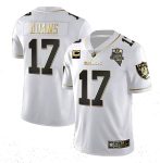 Las Vegas Raiders #17 Davante Adams White With C Patch Stitched Jersey