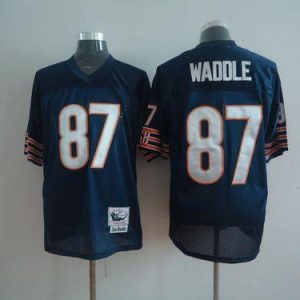 Mitchell And Ness Bears #87 Tom Waddle Blue Throwback Stitched Jersey