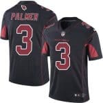 Cardinals #3 Carson Palmer Black Stitched Limited Rush Nike Jersey