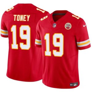 Kansas City Chiefs #19 Kadarius Toney Red 2023 F.U.S.E. Vapor Untouchable Limited Stitched Jersey