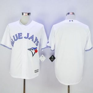 Blue Jays Blank White New Cool Base Stitched Jersey