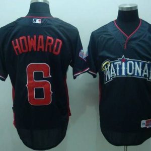 Phillies #6 Ryan Howard Blue Nation League 2010 All Star BP Stitched Jersey
