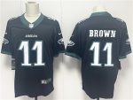 Philadelphia Eagles #11 A.J. Brown Black 2024 New Vapor Untouchable Limited Football Stitched Jersey