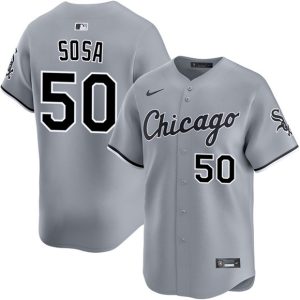 Chicago White Sox #50 Lenyn Sosa Gray 2025 Limited Stitched Jersey