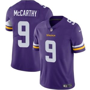 Minnesota Vikings #9 J.J. McCarthy Purple 2024 Draft Vapor Untouchable Limited Stitched Jersey