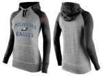 Nike Philadelphia Eagles Performance Hoodie Grey Black_2