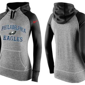 Nike Philadelphia Eagles Performance Hoodie Grey Black_2