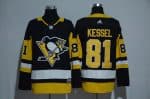 Pittsburgh Penguins #81 Phil Kessel Black Adidas Stitched Jersey