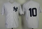 Mitchell And Ness 1952 Yankees #10 Phil Rizzuto Stitched White Throwback Jersey
