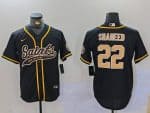 New Orleans Saints #22 Rashid Shaheed Black Cool Base Stitched Jersey