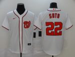 Washington Nationals #22 Juan Soto Majestic White Cool Base Stitched Jersey