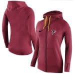 Nike Atlanta Falcons Full-Zip Performance Hoodie Red