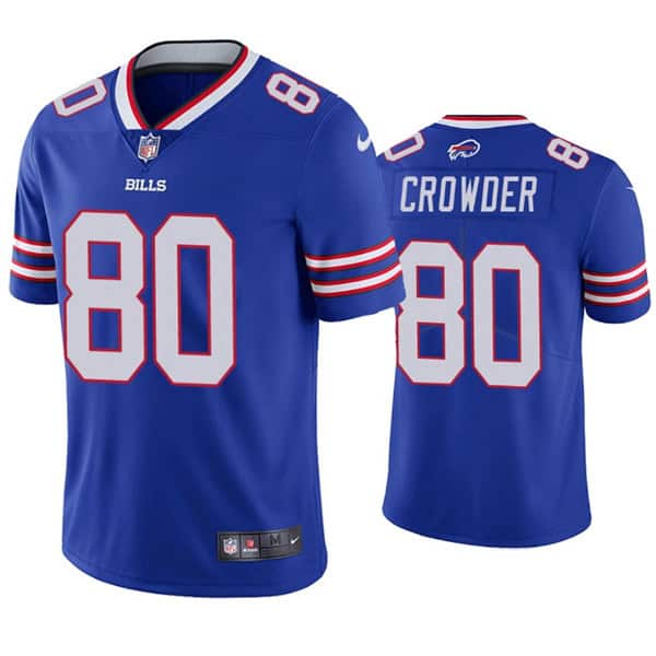 Buffalo Bills #80 Jamison Crowder Blue Vapor Untouchable Limited Stitched Jersey
