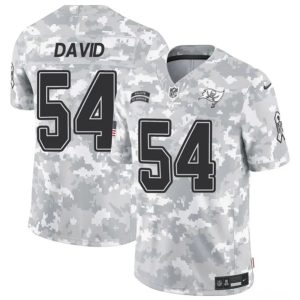 Tampa Bay Buccaneers #54 Lavonte David Arctic Camo 2024 F.U.S.E. Salute To Service Limited Stitched Jersey