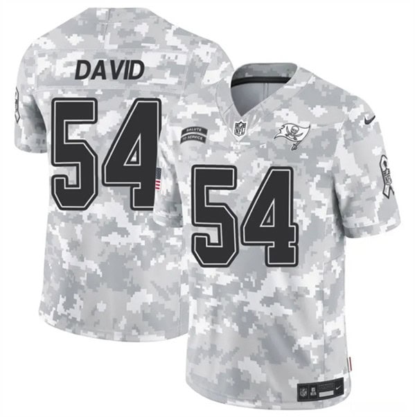 Tampa Bay Buccaneers #54 Lavonte David Arctic Camo 2024 F.U.S.E. Salute To Service Limited Stitched Jersey