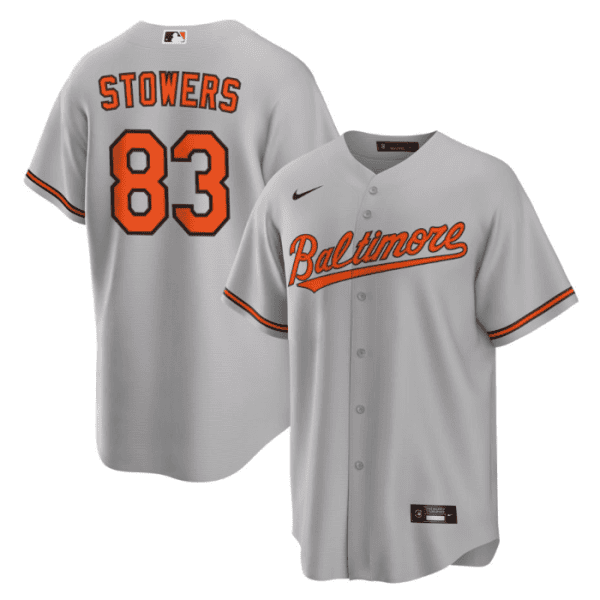 Baltimore Orioles #83 Kyle Stowers Grey Cool Base Stitched Jersey
