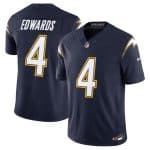Los Angeles Chargers #4 Taylor Heinicke Navy 2025 F.U.S.E. Alternate Vapor Limited Stitched Jersey