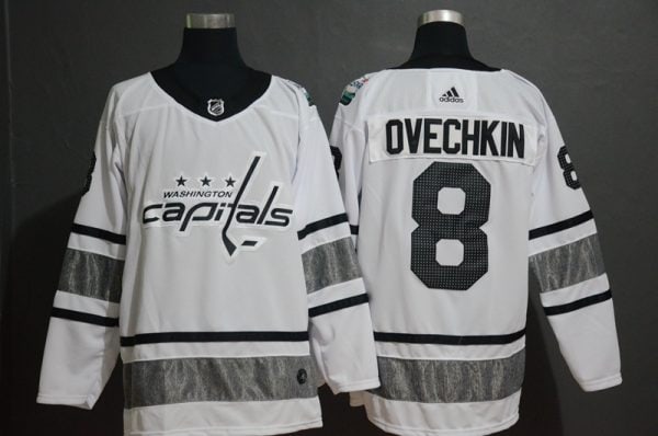 Washington Capitals #8 Alexander Ovechkin White 2019 All-Star Game Jersey