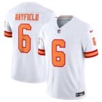 Tampa Bay Buccaneers #6 Baker Mayfield White 2025 F.U.S.E. Vapor Limited Stitched Jersey