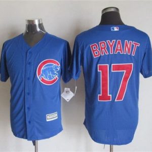 Cubs #17 Kris Bryant Blue New Cool Base Stitched Jersey